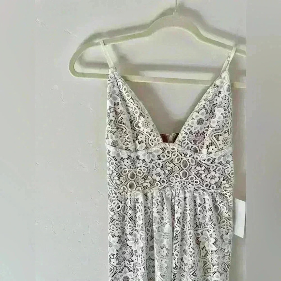 For love and lemons Botanic Midi dress Ivory fairycore romantic boho - Picture 2 of 6